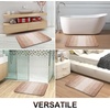image:imageOLANLY Bathroom Rugs Sets 3 Piece Soft Absorbent Microfiber Bath Mats and UShaped Contour Toilet Rug Machine Wash Dry Plush Shaggy Bath Mat Set for Bathroom 30x2024x1624x20 GreyBeige