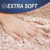 image:imageOLANLY Bathroom Rugs Sets 3 Piece Soft Absorbent Microfiber Bath Mats and UShaped Contour Toilet Rug Machine Wash Dry Plush Shaggy Bath Mat Set for Bathroom 30x2024x1624x20 GreyBeige