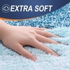 image:imageOLANLY Bathroom Rugs Sets 3 Piece Soft Absorbent Microfiber Bath Mats and UShaped Contour Toilet Rug Machine Wash Dry Plush Shaggy Bath Mat Set for Bathroom 30x2024x1624x20 GreyPeacock Blue