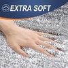 image:imageOLANLY Bathroom Rugs Sets 3 Piece Soft Absorbent Microfiber Bath Mats and UShaped Contour Toilet Rug Machine Wash Dry Plush Shaggy Bath Mat Set for Bathroom 30x2024x1624x20 GreyGrey