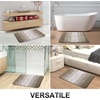 image:imageOLANLY Bathroom Rugs Sets 3 Piece Soft Absorbent Microfiber Bath Mats and UShaped Contour Toilet Rug Machine Wash Dry Plush Shaggy Bath Mat Set for Bathroom 30x2024x1624x20 GreyCoffe