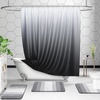 image:imageOLANLY Bathroom Rugs Sets 3 Piece Soft Absorbent Microfiber Bath Mats and UShaped Contour Toilet Rug Machine Wash Dry Plush Shaggy Bath Mat Set for Bathroom 30x2024x1624x20 GreyLight Grey