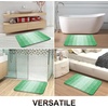 image:imageOLANLY Bathroom Rugs Sets 3 Piece Soft Absorbent Microfiber Bath Mats and UShaped Contour Toilet Rug Machine Wash Dry Plush Shaggy Bath Mat Set for Bathroom 30x2024x1624x20 GreyGreen