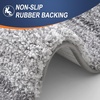 image:imageOLANLY Bathroom Rugs Sets 3 Piece Soft Absorbent Microfiber Bath Mats and UShaped Contour Toilet Rug Machine Wash Dry Plush Shaggy Bath Mat Set for Bathroom 30x2024x1624x20 GreyGrey