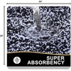 image:imageOLANLY Small Bathroom Rugs 24x16 Extra Soft and Absorbent Microfiber Bath Rugs NonSlip Machine Washable Quick Dry Shaggy Bath Carpet Bath Mats for Bathroom Floor Tub Shower GreyBlack and White