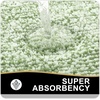 image:imageOLANLY Small Bathroom Rugs 24x16 Extra Soft and Absorbent Microfiber Bath Rugs NonSlip Machine Washable Quick Dry Shaggy Bath Carpet Bath Mats for Bathroom Floor Tub Shower GreySage Green and White