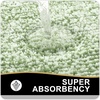 image:imageOLANLY Small Bathroom Rugs 24x16 Extra Soft and Absorbent Microfiber Bath Rugs NonSlip Machine Washable Quick Dry Shaggy Bath Carpet Bath Mats for Bathroom Floor Tub Shower GreySage Green and White