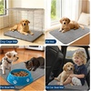 image:imageOLANLY Dog Door Mat for Muddy Paws 32x20 Ultra Absorbent Chenille Mud Doormat NonSlip Washable and Dirt Trapping Indoor Doormat for Entryway QuickDry Front Door Mat for Indoor Dogs BeigeGrey