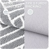 image:imageOLANLY Indoor Door Mat 40x32 Inch Dirt Resistant and Absorbent NonSlip Rubber Backing Floor Mats Easy Clean LowProfile Doormat for Entryway Front Door and Inside Entrance BurgundyLight Grey