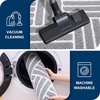 image:imageOLANLY Indoor Door Mat 40x32 Inch Dirt Resistant and Absorbent NonSlip Rubber Backing Floor Mats Easy Clean LowProfile Doormat for Entryway Front Door and Inside Entrance BurgundyLight Grey